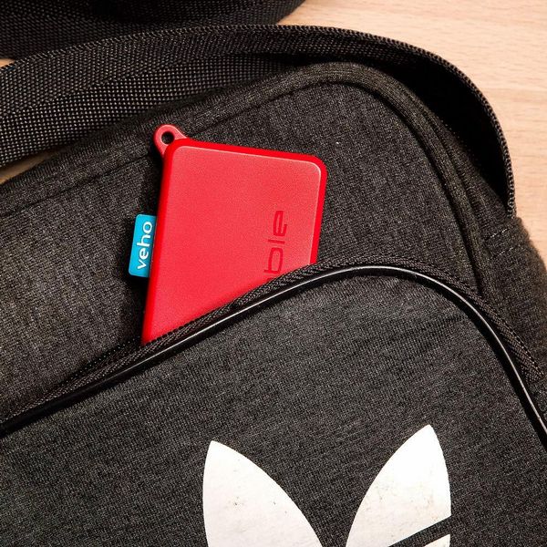 Veho Pebble Pokket 1000Mah Micro-Sized Keyring Power Bank Red