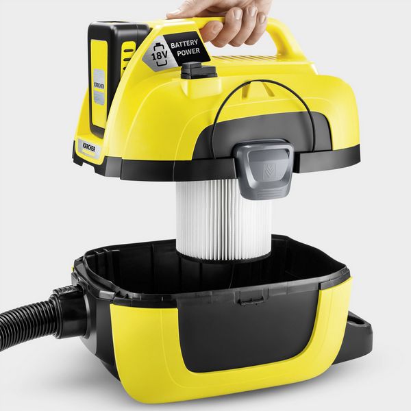Karcher Wd 1 Wet & Dry Vacuum Cleaner With Battery
