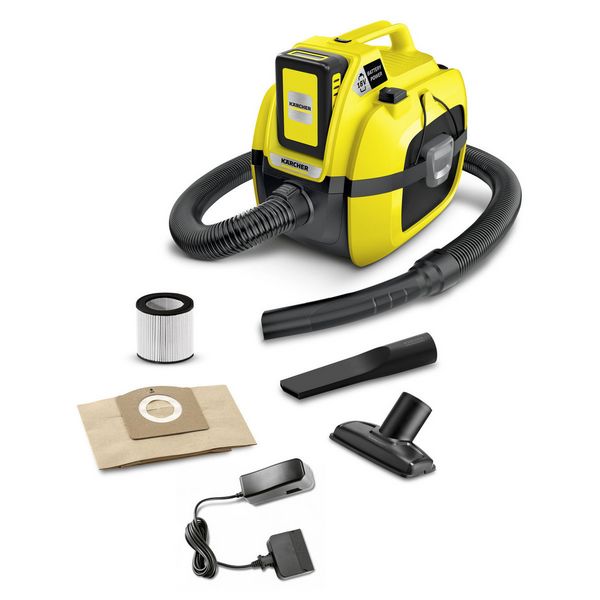Karcher Wd 1 Wet & Dry Vacuum Cleaner With Battery