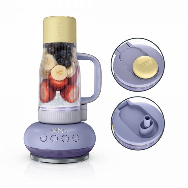 NINJA BlendBoss DB351UKPR Tumbler Blender - Lavender Lemonade