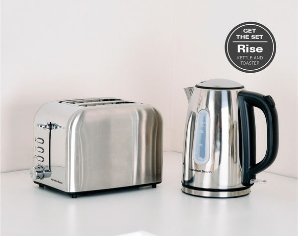 Hamilton Beach 1L Kettle and 2 Slot Rise Toaster