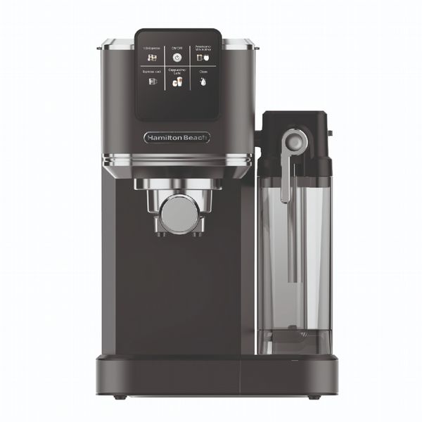 Hamilton Beach BaristaPro + Touch 8 in 1 Espresso With Milk Black