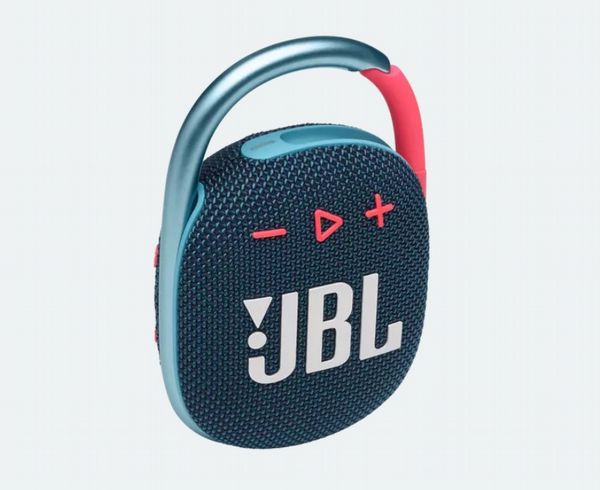 JBL - Clip4 Bluetooth Speaker  - Blue/Pink