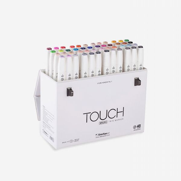 ShinHan : Touch Twin 48 Brush Marker Pen Set : Assorted