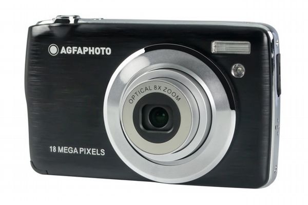 Agfa DC8200 Compact Digital Camera Kit (Bag & 16GB Card) - Black