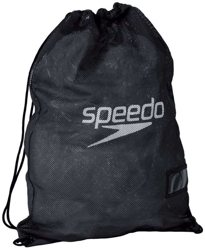 Speedo Equipment Mesh Wet Kit Bag Black - Each
